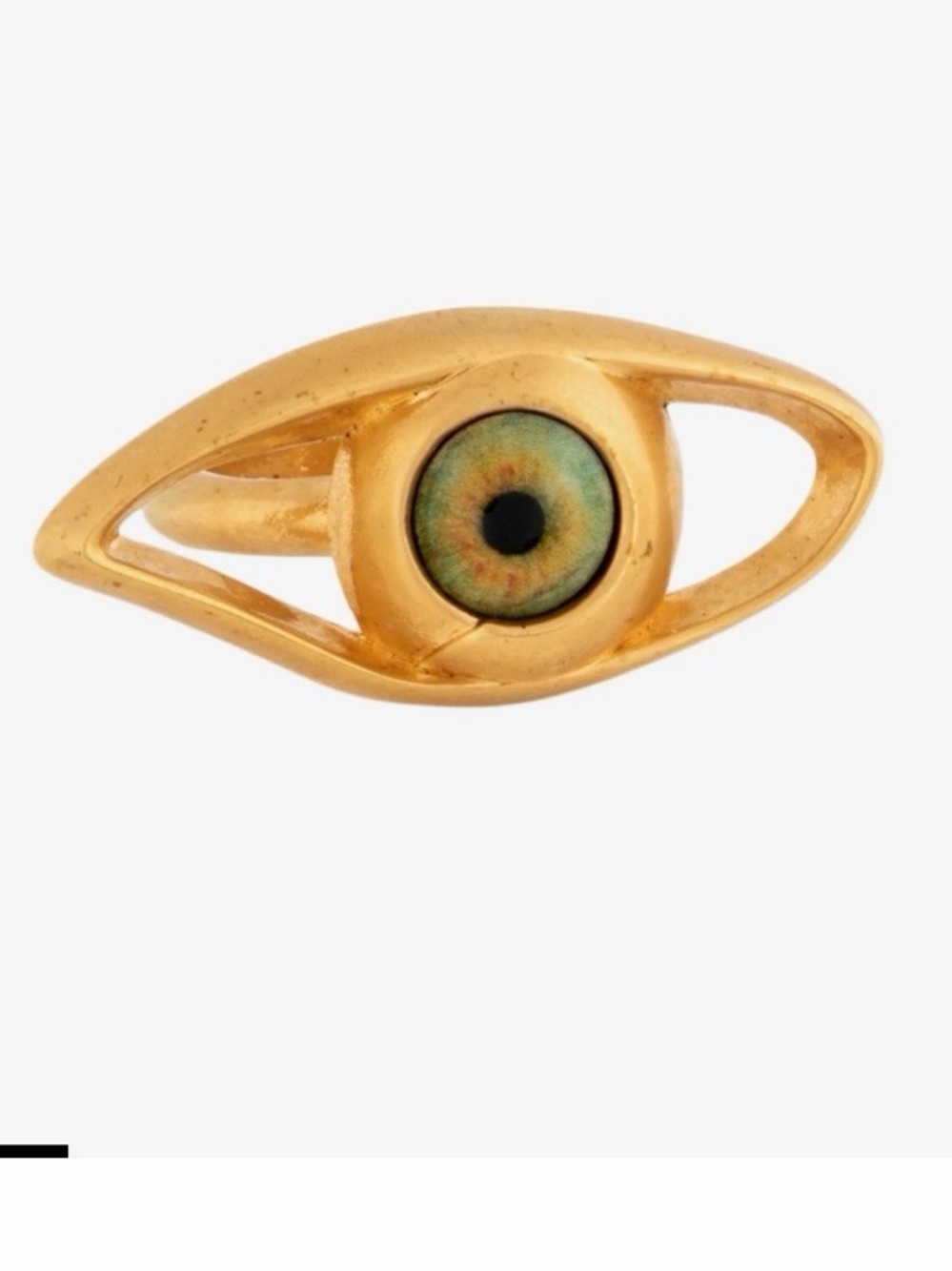 Iconic Schiaparelli Enamel Eye Ring – Rare & Authentic
